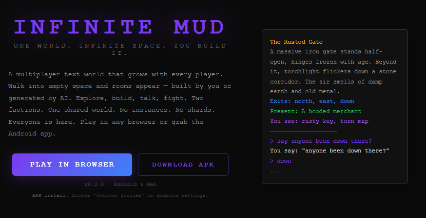 Infinite MUD