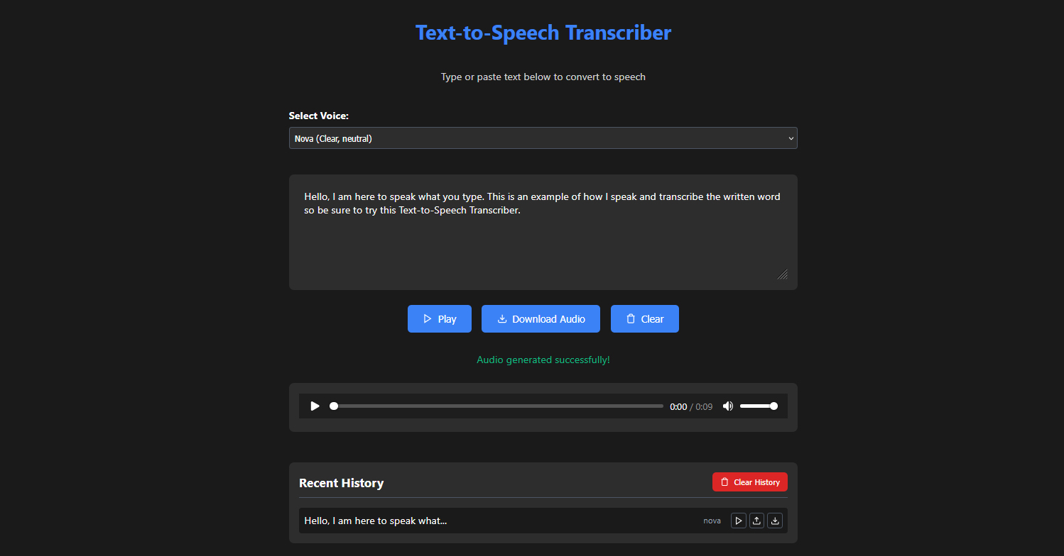 TXT 2 SPEECH